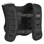 SPORTNOW Gewichtsvest 10 kg – Trainingsvest met reflecterende strepen en verstelbare banden – Hardloopvest dames heren
