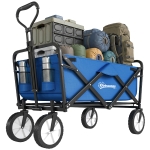 Outsunny bolderkar, inklapbare handkar, 360° tuinwagen, transportkar, strandkar, stalen frame, Oxford, 107 x 51 x 91,5 cm bolderkar handkar transportkar strandkar staal Oxford | Aosom.nl