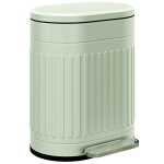 HOMCOM Afvalemmer 20L Pedaalemmer met Deksel Voetpedaal Uitneembare Binnenemmer Soft-Close Functie 36,5 x 31,2 x 45 cm, Groen