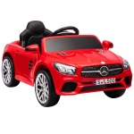 AIYAPLAY Coche Eléctrico para Niños Mercedes-Benz SL500 12V con Mando a Distancia 2,4 G 2 Motores Suspensión Arranque Suave Rojo
