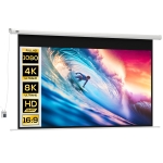 HOMCOM Projectiescherm 100 inch, 16:9, met afstandsbediening, elektrisch