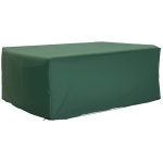 Outsunny Outdoor Garden Furniture Cover Waterproof, Anti-UV 600D Heavy Duty Oxford Fabric Patio Furniture Cover for Rectangular Sofa Table Set, Green, 210 x 140 x 80 cm
