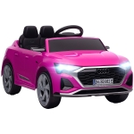AIYAPLAY Audi Q8 etron Sportback Licensed Ride on Car with Remote Control, Four-Wheel Suspension, Soft Start for Ages 3-4, Pink
