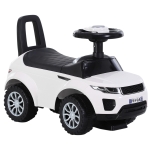 HOMCOM Kinderfahrzeug Rutschauto Lauflernhilfe mit Hupe Stauraum PP Weiß 62 x 28 x 41,5 cm