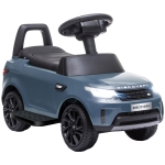 AIYAPLAY Elektro Kinderauto 6V, Land Rover, Fahr-/Schiebemodus, Scheinwerfer, Musik, Hellblau