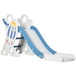 AIYAPLAY Rutsche für Kinder 1,5 bis 3 Jahre, Raketen-Design, Sticker-Set, blau, 157 x 46,5 x 80 cm
