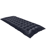 Outsunny Esterilla de Camping Plegable Portátil con Correas Antideslizante para Cama de Camping Tienda Viajes Gris Oscuro