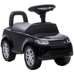 AIYAPLAY Land Rover Discovery loopauto met claxon, motorgeluiden en opbergruimte, 18-36 maanden, zwart