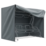 Outsunny 220 x 125cm Three-Seater Swing Chair Protective Cover - Grey