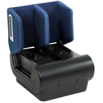 HOMCOM 2-in-1 beenmassageapparaat met warmte, luchtcompressie, timer, 3 modi & intensiteiten, blauw en zwart