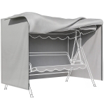 Outsunny 205 x 124cm Three-Seater Swing Chair Protective Cover Grey