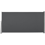 Outsunny Retractable Sun Side Awning Screen Fence - Patio Garden Wall Balcony Screening Panel Outdoor Blind Privacy Divider (3x1.6M, Grey)