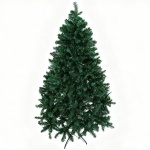HOMCOM Albero di Natale Artificiale Alto 180cm con 1000 Rami Rigogliosi Base in Acciaio