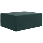 Outsunny Schutzhülle für Gartenmöbel Winterfest Wasserdicht Abdeckung Anti-UV Abdeckplane Gewebe Abdeckhaube für Gartentische Terrassenmöbel Rechteckig 235 x 190 x 90cm Grün