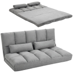 HomCom canapea de podea, pliabila 130x73x60 cm | AOSOM RO