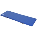 HOMCOM Saltea de Gimnastică Pliabilă, Saltea Fitness Groasă de 5 cm și Antiderapantă, 180x60x5 cm, Albastru