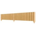 Outsunny Valla de Jardín de Madera Panel Decorativo Resistente y Fácil de Instalar para Patio Césped Camino 176x38 cm Natural