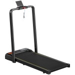 SPORTNOW Folding Treadmill Walking Pad, 2HP Portable Under Desk Treadmill with Handle, Running Jogging Walking Machine