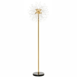 HOMCOM 160cm Dandelion-Crystallite Floor Lamp, with Foot Switch