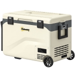 Outsunny 42.5L Compressor Car Fridge Freezer, Camping Refrigerator with App Control, 20℃-20℃