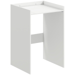 HOMCOM Badkamerkast Niskast met open plank, badkamerkast voor kleine ruimtes, 64 x 60 x 97,5 cm, Wit