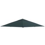 Outsunny Toile de rechange pour pavillon tonnelle tente toit de remplacement gazebo de jardin tissu polyester 180 g/m²