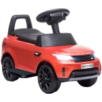 AIYAPLAY Mașină pentru Copii cu Licență Land Rover 6V, Funcționare Electrică și cu Împingere, Viteză 3km/h, Roșu