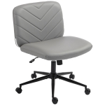 HOMCOM extra nail tech rolling retro fabric cute teenager arms hairdresser on chairs desks spinny comfortable beauty