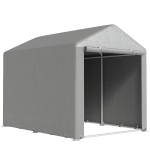 Outsunny 2.2 x 1.6 m Outdoor Storage Tent, with Accessories - Light Grey