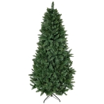 HOMCOM Albero di Natale Artificiale Pieghevole con Base Rimovibile 180cm - Verde