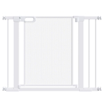 PawHut Pet Safety Gate, for Doorways, Staircases, Hallways, with Extensions Kit, 75-103cm - White
