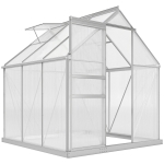 Outsunny 190 x 190cm Walk-In Polycarbonate Greenhouse