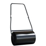 DURHAND 38L Garden Lawn Roller, Water Sand Filled Outdoor Grass Roller, Heavy Duty Metal Lawn Push Rolling Tool Aerator for Grass Seeding, Soil Levelling, Black