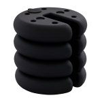 Outsunny Pop up Canopy Weight Set of 4, Heavy Duty Sand Fillable Tent Leg Weights for Marquee Party Tent Canopy, Total 20kg