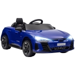 HOMCOM Voiture véhicule électrique enfant 12 V - télécommande parentale - effets sonores, lumineux - Audi RS E-tron GT bleu