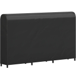 Outsunny Haardhoutrek Metaal 199 x 30 x 121 cm Brandhoutrek 0,6m³ met waterdichte hoes tot 300kg