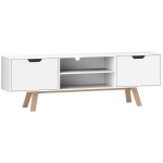 HOMCOM Tv-dressoir met lades en open planken, MDF, 150 x 39 x 50 cm, Wit