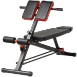 HOMCOM halterbank fitnessbank schuine bank multifunctioneel buiktrainer verstelbaar rvs zwart 64 x 146 x 73,5-85 cm | Aosom.nl