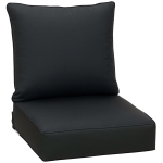Outsunny Outdoor Seat and Back Cushion Set Patio Deep Seating Chair Replacement Cushion