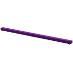 HOMCOM Opvouwbare Evenwichtsbalk, Antislip, Suède Bekleding, Stevig Hout, 210 x 10 x 6,5 cm, Paars