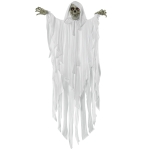 Outsunny Halloween-decoratie spook met speciale effecten en geluidsfunctie 100 cm x 18 cm x 153 cm