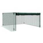 Outsunny 1,25 x 1,25 m Tuinnet, Plantenbeschermingstent met Ritssluiting, Insectenwerend Net, Staal, Groen