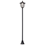 Outsunny Lampione da Esterni con 6 Luci LED Accensione Automatica Impermeabile