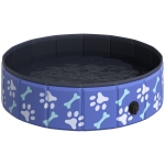 PawHut Hondenbad hondenzwembad hondenbad waterbak opvouwbaar Ø80 x 20 h cm