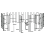 PawHut puppy-uitloop puppyhek box buiten behuizing puppyhek 5 maten