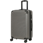 HOMCOM Reisekoffer Hartschale erweiterbar Rollkoffer Trolley 4 Rollen TSA Schloss 66 cm Dunkelgrau