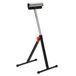HOMCOM trepied cu Role si Inaltime Reglabila din Metal, Design Pliabil care Economiseste Spatiu cu Rulmenti cu Bila, 44x50x68-110 cm, Negru si Argintiu