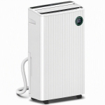 HOMCOM 5500mL Portable Dehumidifier with Air Purifier, UVC, Ioniser, 24H Timer, 5 Modes, 16L/Day, for Home Laundry, White