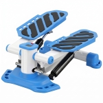 HOMCOM Portable Mini Stepper Machine, Compact Stair Stepper with LCD Monitor, Non-Slip Pedals, Fitness Step Machine for Full Body Cardio Exercise Workout, Home Gym Office, Blue