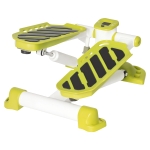 HOMCOM Portable Mini Stepper Machine, Compact Stair Stepper with LCD Monitor, Non-Slip Pedals, Fitness Step Machine for Full Body Cardio Exercise Workout, Home Gym Office, Yellow